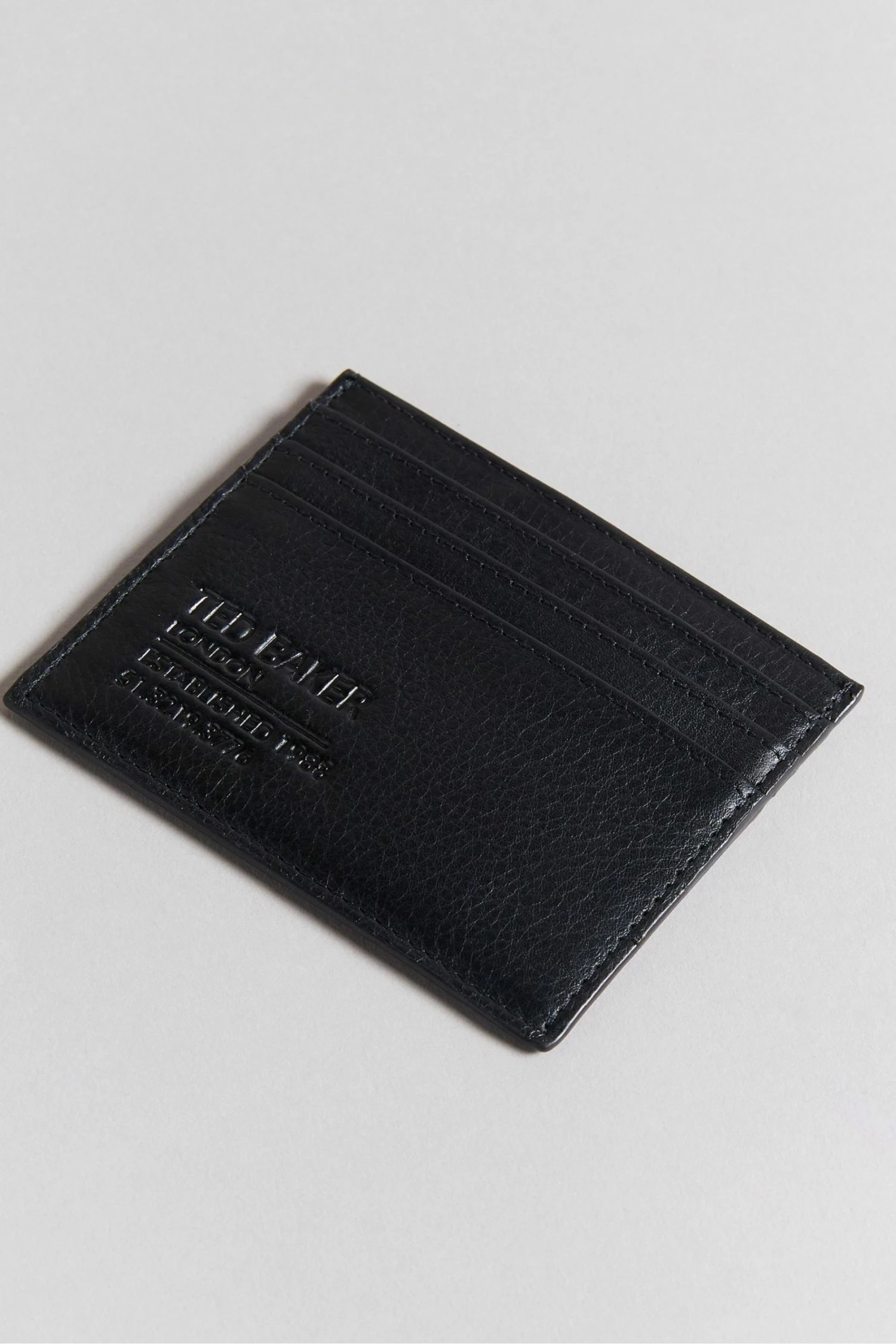 Ted Baker Steven Black Embossed Branded Wallet Card Holder Gift Set 6 Ted Baker Steven Black Embossed Branded Wallet Card Holder Gift Set - Image 4