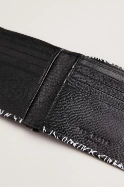 Ted Baker Stans Black Scribble Leather Bifold 10 Ted Baker Stans Black Scribble Leather Bifold -TED BAKER Sales Store unnamed file 5217
