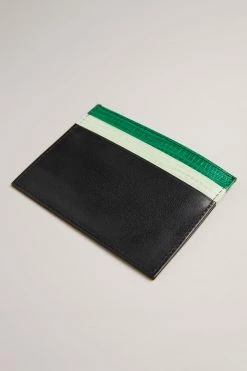 Ted Baker Feeld Black Exotic Mix Leather Card Holder -TED BAKER Sales Store unnamed file 5224