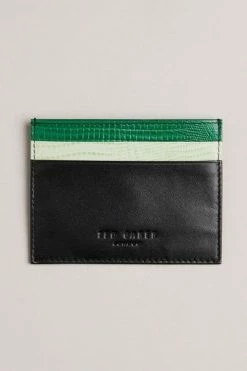 Ted Baker Feeld Black Exotic Mix Leather Card Holder -TED BAKER Sales Store unnamed file 5226