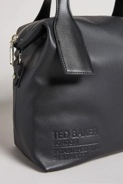 Ted Baker Jordela Black Embossed Branded Tote Bag -TED BAKER Sales Store unnamed file 523