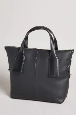 Ted Baker Jordela Black Embossed Branded Tote Bag -TED BAKER Sales Store unnamed file 524