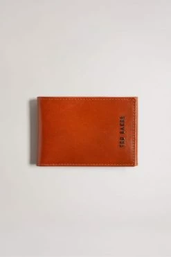 Ted Baker Sammey Dark Orange Folded Leather Card Holder -TED BAKER Sales Store unnamed file 5249