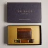 Ted Baker Chocolate Brown Badge Cardholder And Keyring Set -TED BAKER Sales Store unnamed file 5250