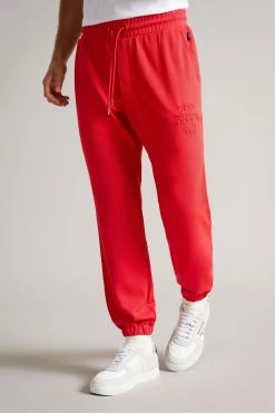 Ted Baker Brt-Red Downham Branded Jersey Joggers 9 Ted Baker Brt-Red Downham Branded Jersey Joggers -TED BAKER Sales Store unnamed file 5278