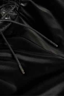 Ted Baker Black Pu Satin Relaxed Joggers -TED BAKER Sales Store unnamed file 5293