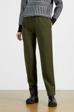 Ted Baker Green Vveria Relaxed Side Trim Joggers -TED BAKER Sales Store unnamed file 5307