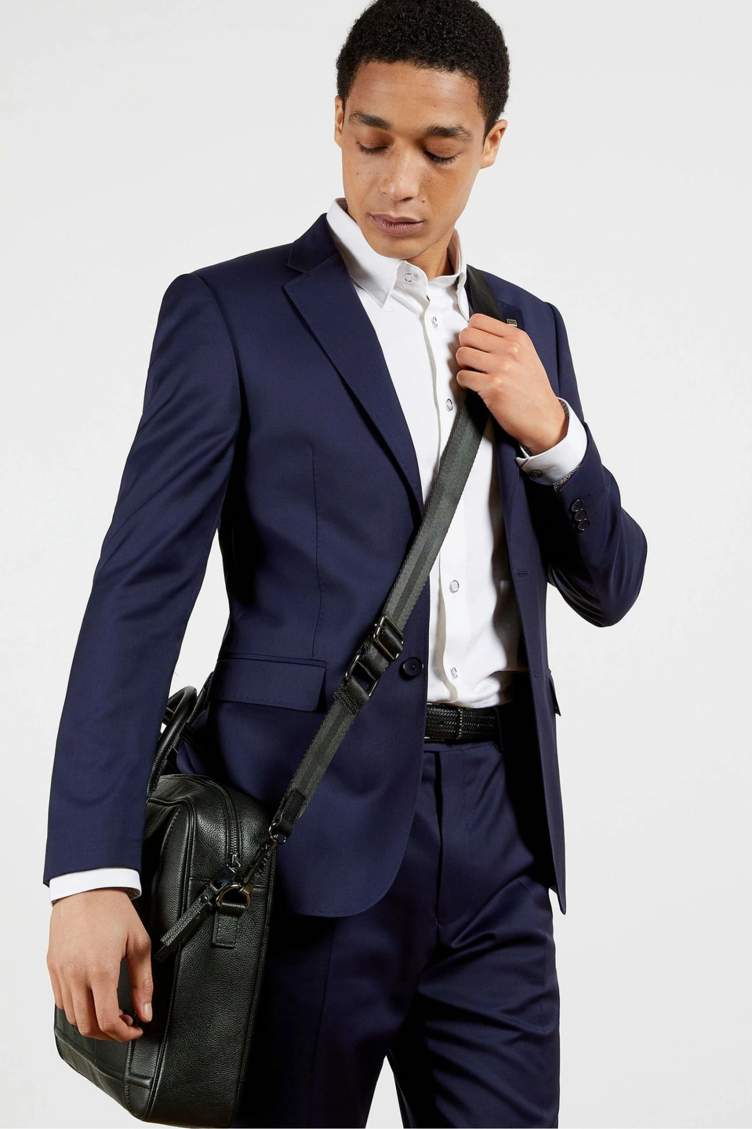 Ted Baker Black Passant Leather Document Bag 3 Ted Baker Black Passant Leather Document Bag