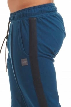 Ted Baker Blue French Terry Tailored Pieced Joggers -TED BAKER Sales Store unnamed file 5330