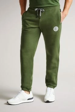 Ted Baker Akabusi Khaki Green Active Jersey Joggers