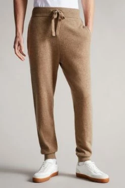 Ted Baker Axfrd Brown Cashmere Knitted Joggers -TED BAKER Sales Store unnamed file 5358