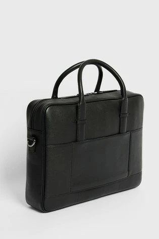 Ted Baker Black Passant Leather Document Bag 7 Ted Baker Black Passant Leather Document Bag - Image 5