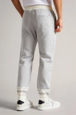 Ted Baker Grey-Marl Wigton Jersey Joggers -TED BAKER Sales Store unnamed file 5360