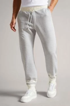 Ted Baker Grey-Marl Wigton Jersey Joggers -TED BAKER Sales Store unnamed file 5363
