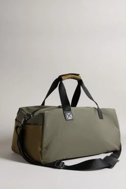 Ted Baker Fedwick Khaki Colour Block Holdall -TED BAKER Sales Store unnamed file 538