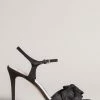 Ted Baker Heevia Black Moire Satin Bow 90Mm Heeled Sandals -TED BAKER Sales Store unnamed file 5384