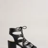 Ted Baker Lylla Black Block Heel Ghillie Sandal -TED BAKER Sales Store unnamed file 5425