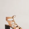 Ted Baker Lylla Light Brown Block Heel Ghillie Sandal 2 Ted Baker Lylla Light Brown Block Heel Ghillie Sandal -TED BAKER Sales Store unnamed file 5435