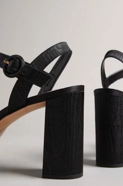 Ted Baker Black Heeled Bow Sandals 9 Ted Baker Black Heeled Bow Sandals -TED BAKER Sales Store unnamed file 5442