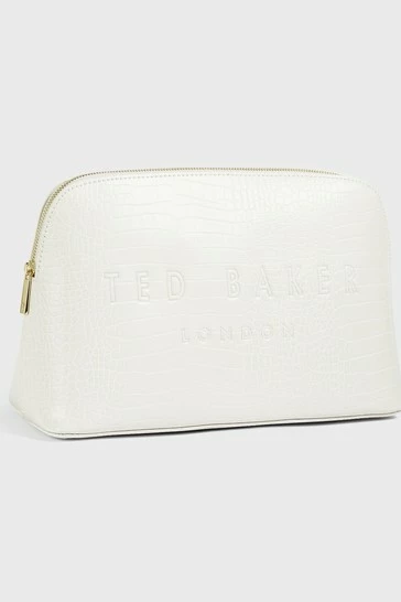 Ted Baker Nude Crocana Croc Detail Debossed Washbag 7 Ted Baker Nude Crocana Croc Detail Debossed Washbag - Image 5