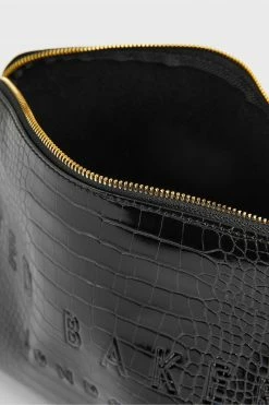 Ted Baker Crocana Black Croc Detail Debossed Washbag -TED BAKER Sales Store unnamed file 5491