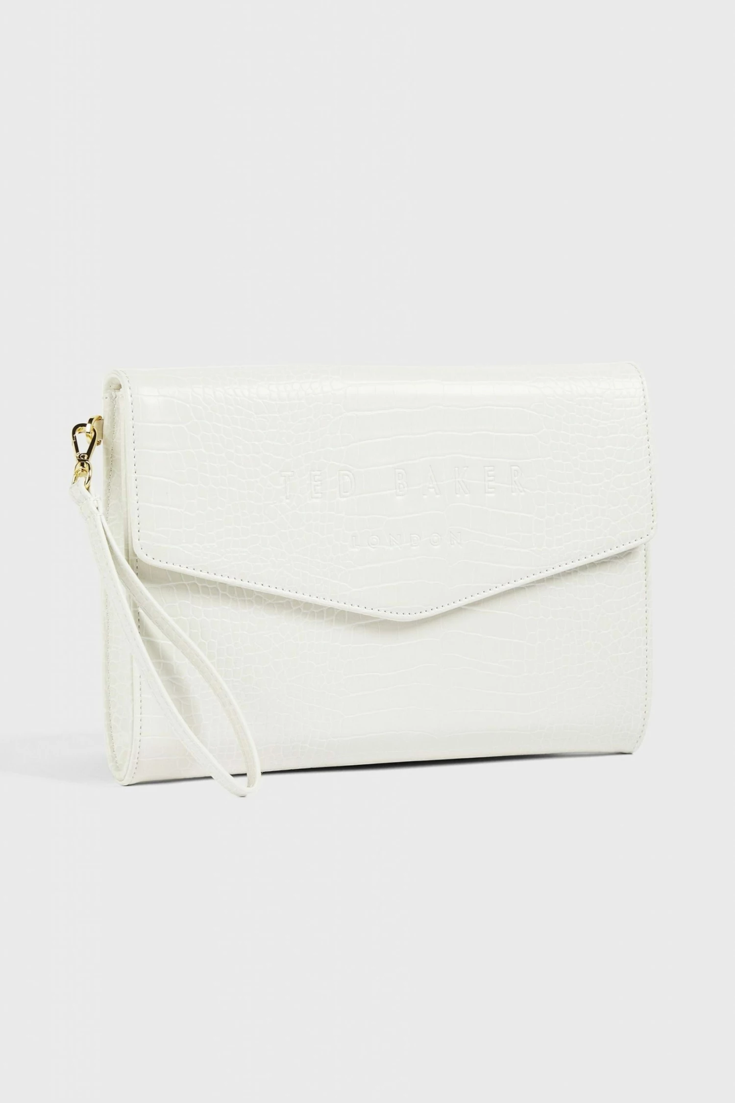 Ted Baker Nude Crocey Croc Detail Debossed Envelope Pouch Washbag 3 Ted Baker Nude Crocey Croc Detail Debossed Envelope Pouch Washbag