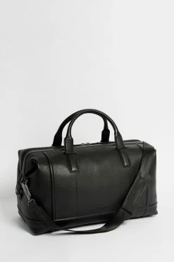 Best Seller 3 Ted Baker Mens Black Roocks Leather Holdall Bag