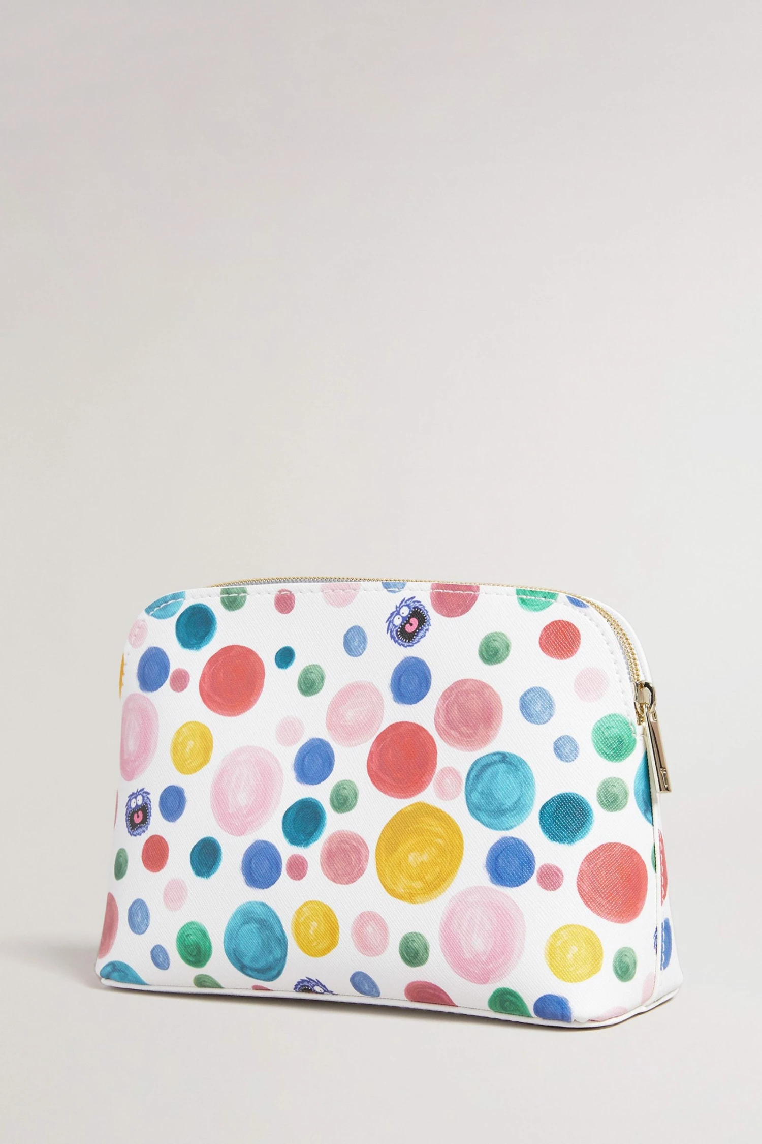 Ted Baker Matila White Flirty Texture Monster Spot Makeup Bag 4 Ted Baker Matila White Flirty Texture Monster Spot Makeup Bag - Image 2