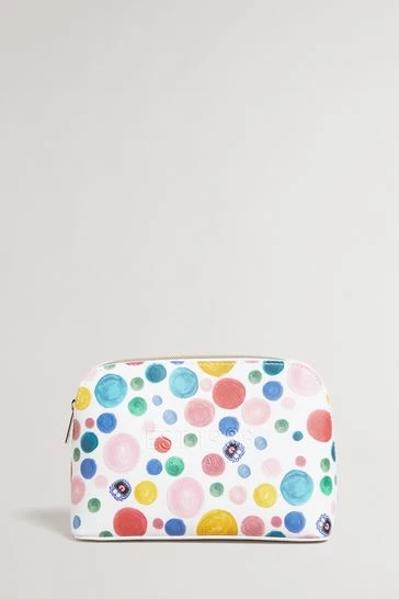 Ted Baker Matila White Flirty Texture Monster Spot Makeup Bag 7 Ted Baker Matila White Flirty Texture Monster Spot Makeup Bag - Image 5