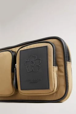 Ted Baker Motive Tan Brown Modular Cross-Body Pouch -TED BAKER Sales Store unnamed file 5516