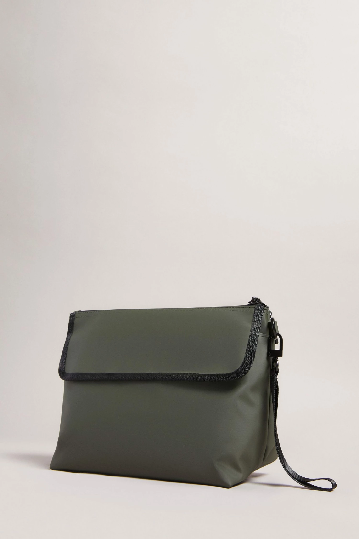 Ted Baker Olive Green Feww Rubberised Washbag 3 Ted Baker Olive Green Feww Rubberised Washbag - Image 2