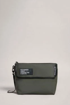Ted Baker Olive Green Feww Rubberised Washbag 10 Ted Baker Olive Green Feww Rubberised Washbag -TED BAKER Sales Store unnamed file 5539