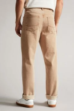 Ted Baker Clerk Taupe Brown Straight Leg Denim Jeans -TED BAKER Sales Store unnamed file 5563
