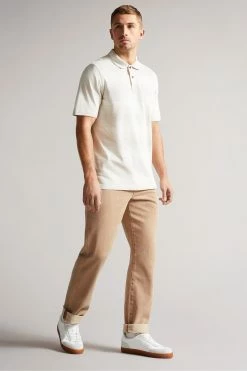 Ted Baker Clerk Taupe Brown Straight Leg Denim Jeans -TED BAKER Sales Store unnamed file 5564