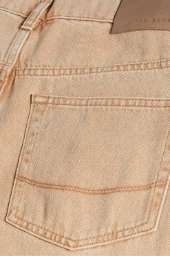 Ted Baker Clerk Taupe Brown Straight Leg Denim Jeans -TED BAKER Sales Store unnamed file 5566