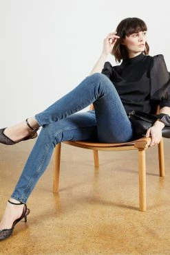 Ted Baker Blue Geon Skinny Mid Wash Jeans -TED BAKER Sales Store unnamed file 5581