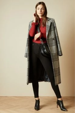 Ted Baker Black Strenti Stretch Zip Detail Jeans