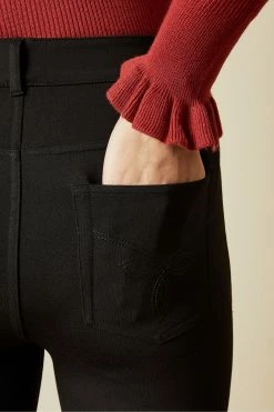 Ted Baker Black Strenti Stretch Zip Detail Jeans -TED BAKER Sales Store unnamed file 5598