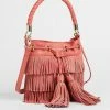 Ted Baker Paralee Red Braided Handle Fringe Mini Bucket Bag -TED BAKER Sales Store unnamed file 561
