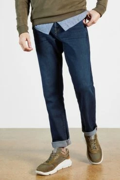 Ted Baker Blue Simay Straight Leg Mid Wash Denim Jeans -TED BAKER Sales Store unnamed file 5615