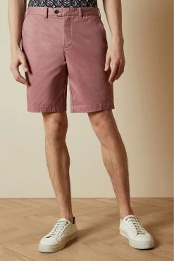 Ted Baker Pink Buenose Cotton Chino Shorts