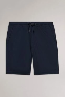 Ted Baker Blue Mordon Twill Drawstring Shorts -TED BAKER Sales Store unnamed file 5645