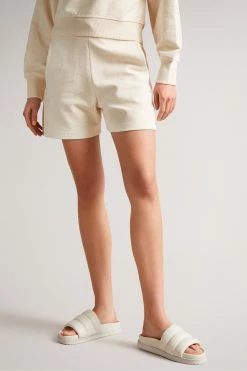 Ted Baker Unta White Toweling Shorts -TED BAKER Sales Store unnamed file 5660