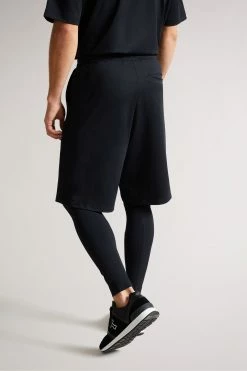 Ted Baker Fhilips Black Active Quick Dry Shorts -TED BAKER Sales Store unnamed file 5679