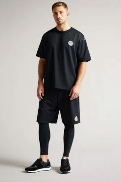 Ted Baker Fhilips Black Active Quick Dry Shorts -TED BAKER Sales Store unnamed file 5681