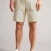 Ted Baker Pellon Ecru Denim Utility Shorts -TED BAKER Sales Store unnamed file 5698