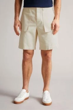 Ted Baker Pellon Ecru Denim Utility Shorts -TED BAKER Sales Store unnamed file 5703