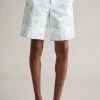 Ted Baker Orrell Blue Printed Canvas Shorts -TED BAKER Sales Store unnamed file 5704