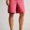 Ted Baker Mordon Pink Twill Drawstring Shorts -TED BAKER Sales Store unnamed file 5716