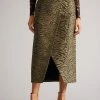 Ted Baker Black Zanthie Fixed Wrap Midi Skirt 2 Ted Baker Black Zanthie Fixed Wrap Midi Skirt -TED BAKER Sales Store unnamed file 5721